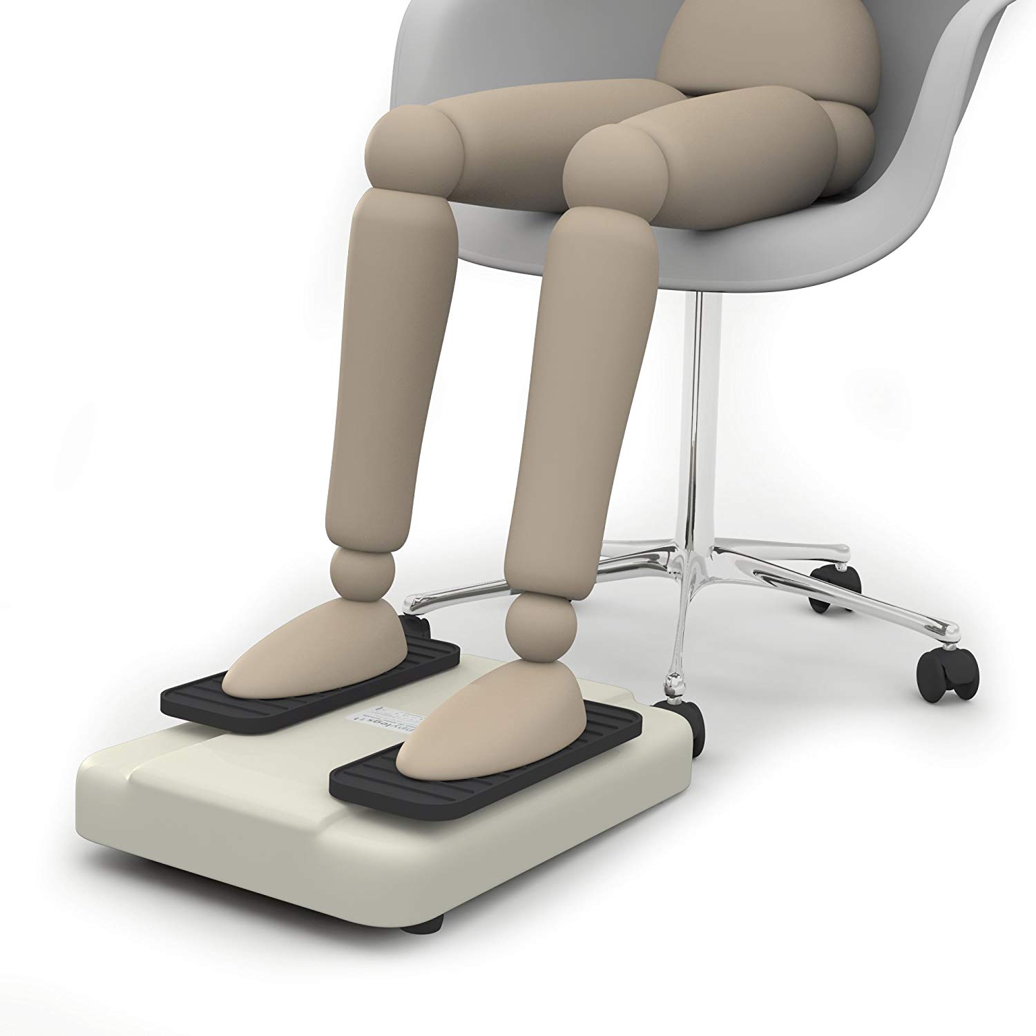  Máquina de fisioterapia pasiva para ejercicios de piernas, para  personas mayores, aumenta la actividad de pies y piernas y el flujo  sanguíneo mientras se sienta en el hogar y la oficina 